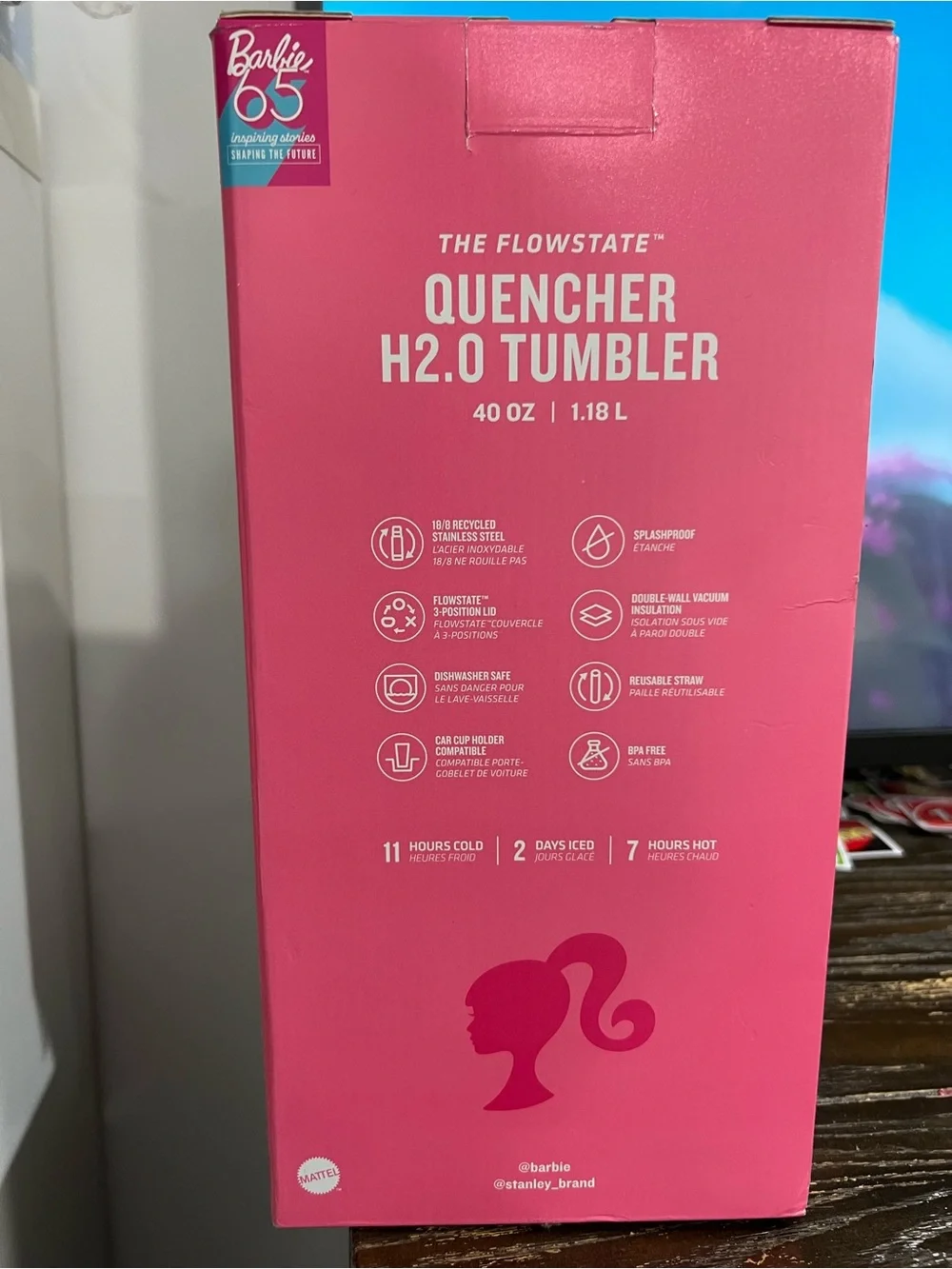 Stanley Pink Insulated Tumbler Barbie Stanley